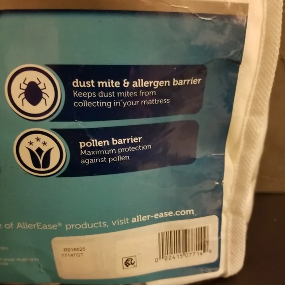 New Allerease Zip Mattress Protector Waterproof Queen - Picture 8 of 9